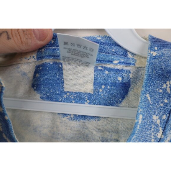 Vintage 90s Streetwear Mens Large All Over Print Michigan State Flag T-Shirt USA - Picture 9 of 12